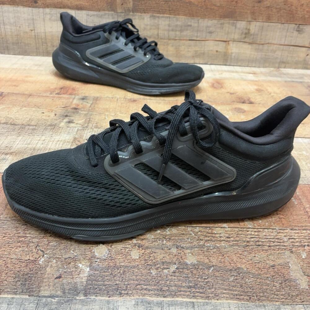 Adidas Bounce Shoes Mens Size 13 48 Black Mesh Running Sneaker Bounce